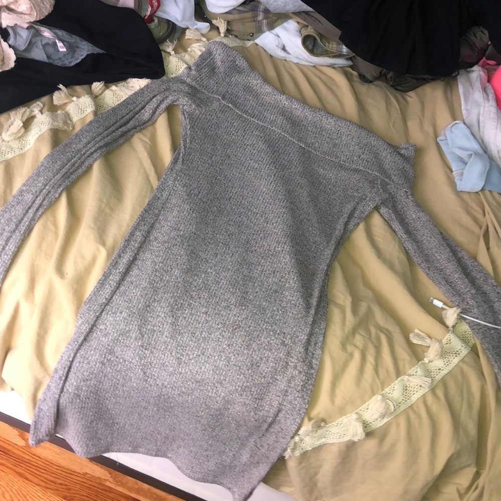 Worn once off the shoulder sweater dress.